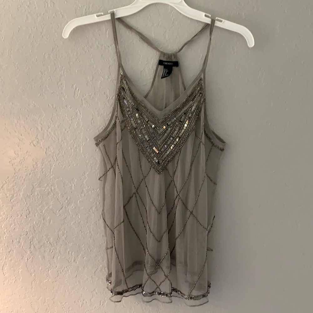 Sexy shear halter top!  Size small